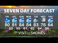 Gatlinburg and Pigeon Forge Weather for Weekend of October 3 2025