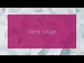 Demi Lowe - appearance