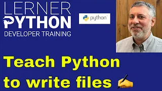 Python for non-programmers lesson 11 Writing to files