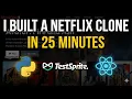 I built a Netflix clone in 25 minutes using React Python TestSprite Antigravity Demo
