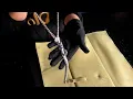 Unboxing of a Van Cleef Arpels Sapphire Diamond and White Gold Zip Necklace
