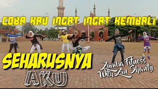 Download SEHARUSNYA AKU | COBA KAU INGAT INGAT KEMBALI | CHOREO BY @ShantyCirebon MP3