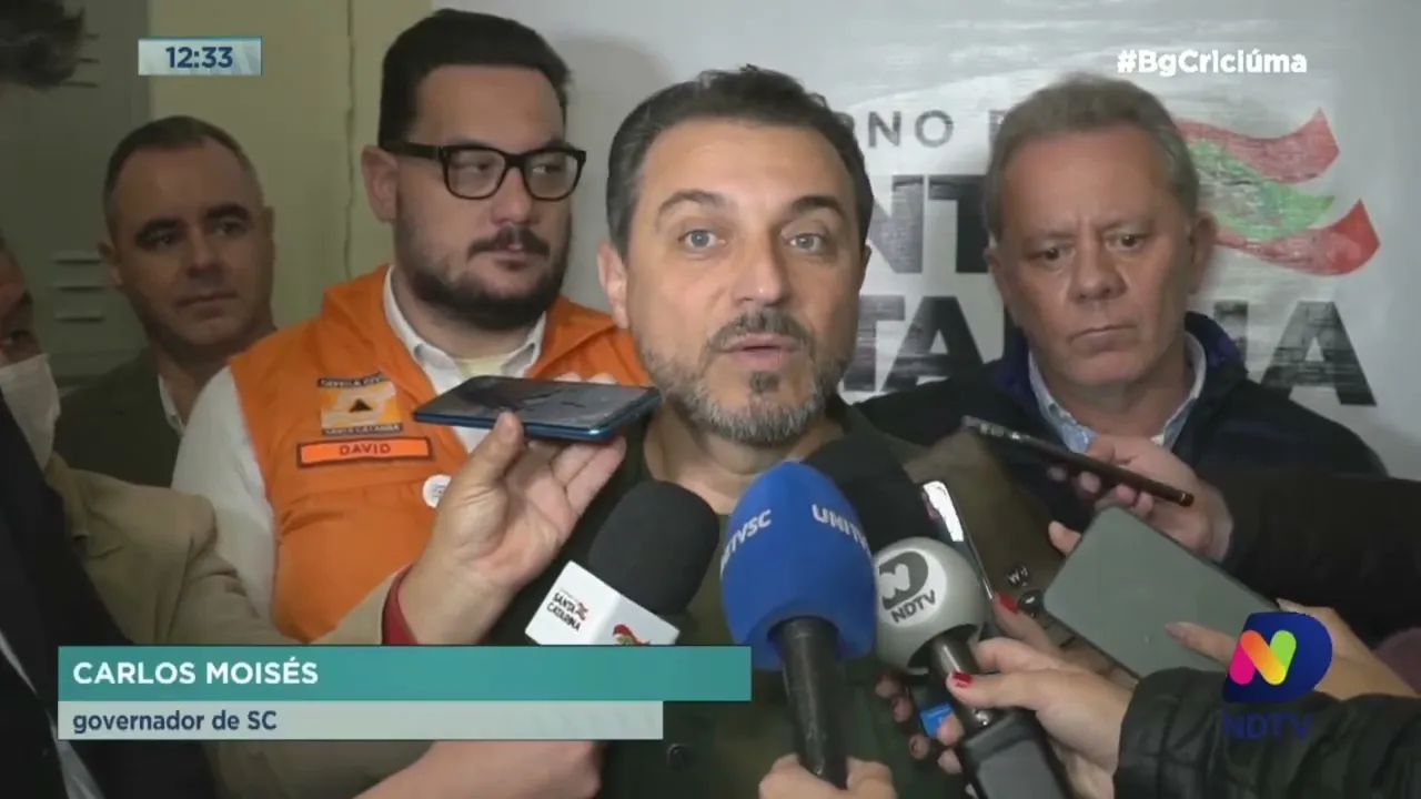 Estado libera recursos pra reconstrução de áreas atingidas pelas chuvas de maio em Tubarão