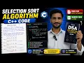Selection Sort Code in C Complete Tutorial with Code Dry Run Time Complexity FREE PDF