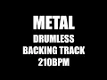 Metal Drumless Backing Track 210BPM No Drums