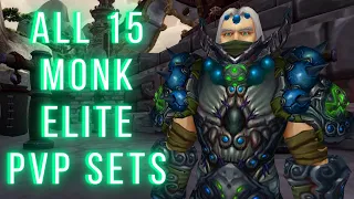 All 15 Monk Elite Gladiator Sets - Transmog