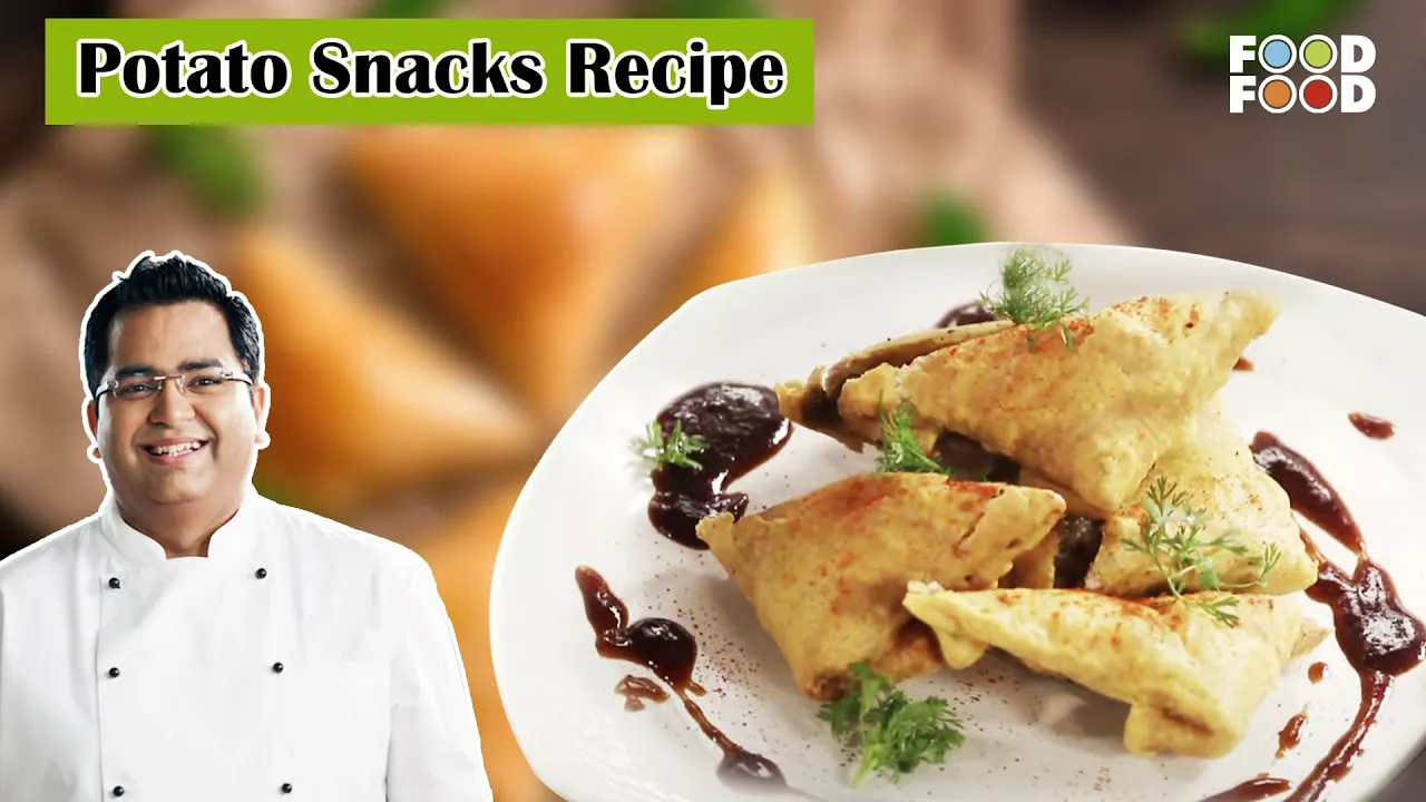              Achari Aloo Parcels   Potato Snacks Recipes