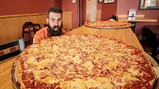 The Biggest Pizza Challenge I've Ever Seen | Trip To Buffalo Pt.2