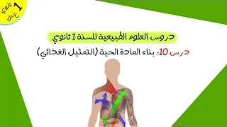 درس 10 بناء المادة الحية التمثيل الغذائي أولى ثانوي علوم و تكنولوجيا 