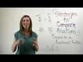 Strategies to Compare Fractions - Common Numerators and Comparing to Benchmark Fractions