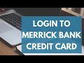 Merrick Bank Login How to Login Merrick Bank Credit Card Account 2023 merrickbank com