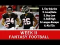 Week 11 Fantasy Football - Must Buy Low Key Injuries