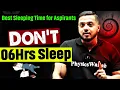 Download Lagu DON'T SLEEP 06 HRS 😴 | Sleeping Pattern For JEE | Physicswallah | Rajwant Sir Motivation