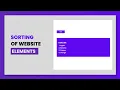 Sort Alphabetically Html Unordered Elements Using JavaScript HTML CSS And JavaScript