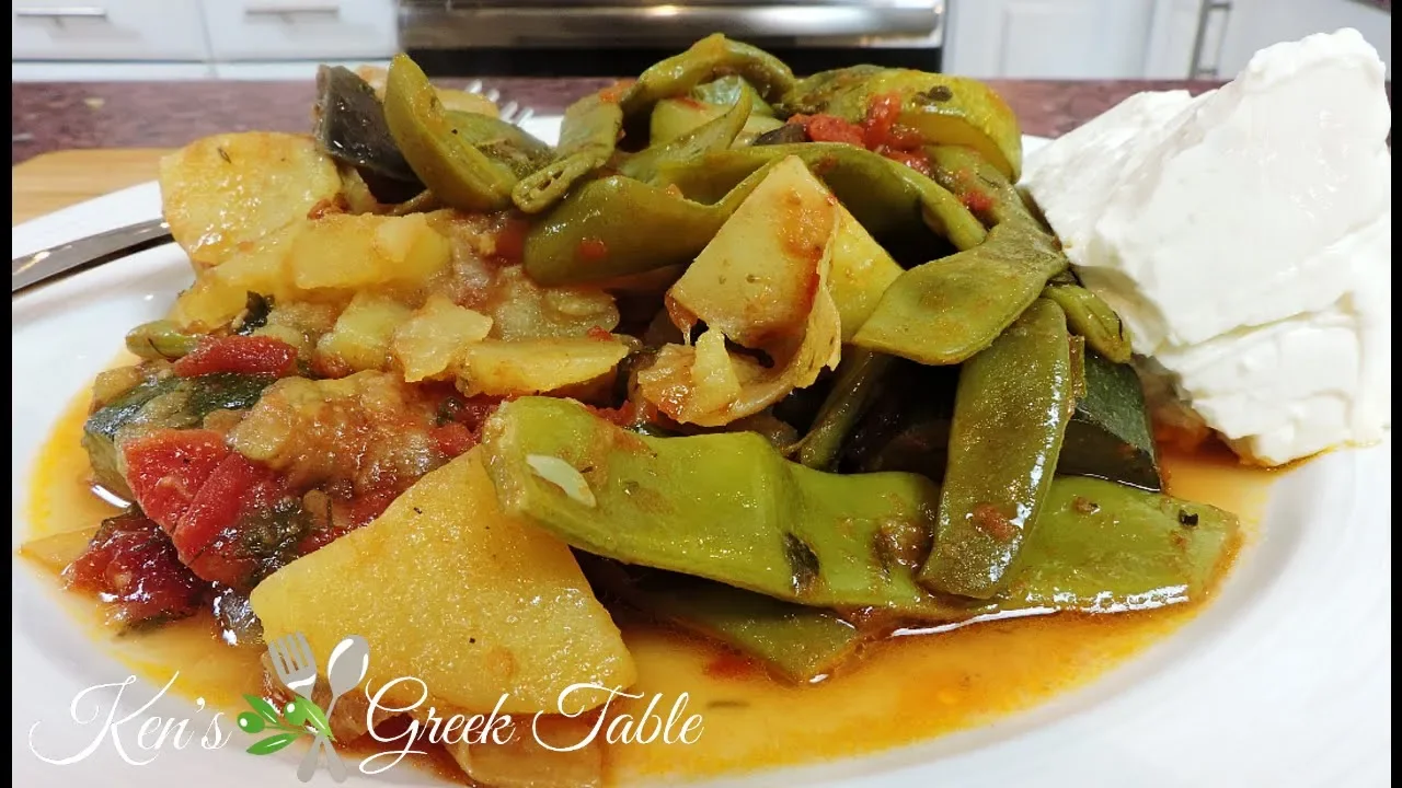 TOURLOU - GREEK RATATOUILLE - GREEK VEGAN RECIPES