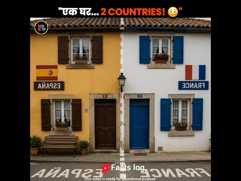 "EK GHAR... 2 COUNTRIES! 😳" || #shorts #factslog