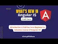 Angular 15 Introduction Outline Mastering in Angular 15 Beginner to Advance Course