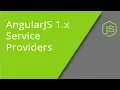 Angular JS Service Providers