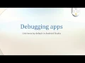 Debugging apps - unit tests by default in Android Studio