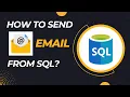 SQL How to send Email from SQL Server Database Notifications