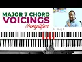 Major 7 Chord Voicings Easy Piano Lesson