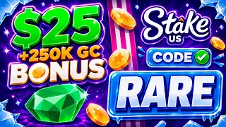 Stake US Referral Code "RARE" — $25 Stake Cash & 250K GC! (new stake us referral code 2026)