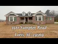 3511 Sumpter Road Home for Sale In Loris SC