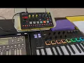 Roland P-6 MIDI thru demo Control P-6 iPad with one controller