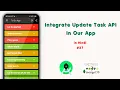 Integrate Update Task API in Our App Todo App using Node RestAPI in Hindi
