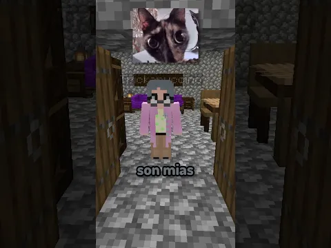 LA VECINA NO QUIERE DARME SU PLANTA 😡 #shorts #minecraft #biel