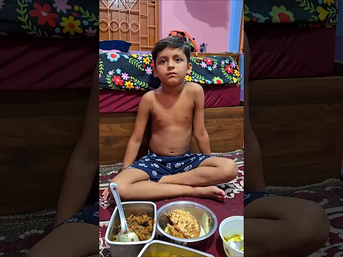 Fishing Kid Eating Food Video & Durga Puja in Bengal