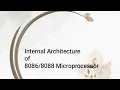 Internal Architecture of Microprocessor Easy and Handwritten Notes