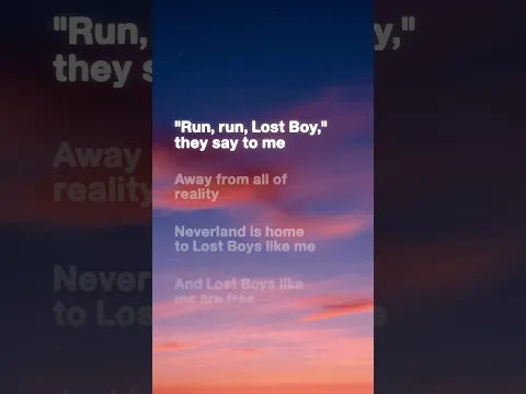 Ruth B. - Lost Boy (lyrics)