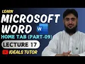Add Ins Feature in MS Word Lecture 17 Home Tab Part 09 MS Word Tutorial MS Word Course