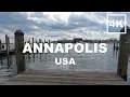 Annapolis Maryland USA POV Virtual Walking Tour 4K