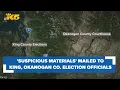 Suspicious materials found inside envelopes mailed to King Okanogan County election s