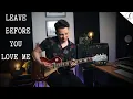 Download Lagu LEAVE BEFORE YOU LOVE ME - Marshmello x Jonas Brothers - Guitar Cover