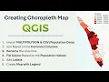 How to Prepare a Choropleth Map Using Population Data QGIS Tutorial