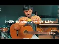 How to play Art of Life by @lesfreemusic (Tutorial)