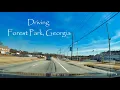 Forest Park Georgia - Drive Tour South Of Atlanta Suburb USA