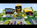Download Lagu ALL MONSTERS Big \u0026 Small Cars with SKELETON RENG RENG BUS \u0026 CAR EATER \u0026 BUS EATER – BeamNG Drive