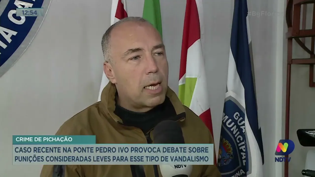 Crime de pichação: caso recente na ponte Pedro Ivo provoca debate sobre punições consideradas leves