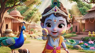 baby krishnas morning routine a day with kanha kids krishna story 2026