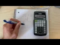 Working with fractions in the Texas Instruments 30XA calculator
