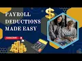 Payroll Deductions Made Simple What Every Business Owner Must Know