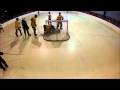 Rollerfly saves on painted sealed concrete with metal bearings