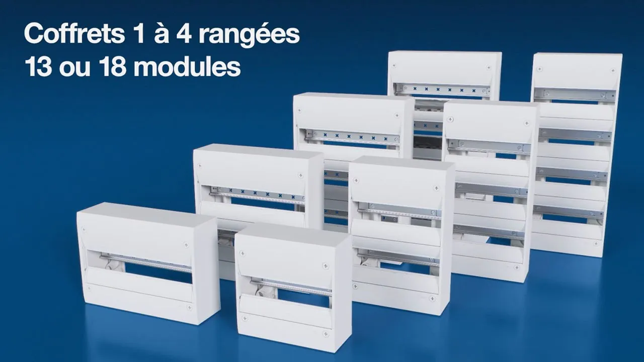 Coffrets de distribution gamma+ Hager