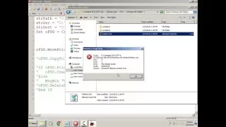 Copy delete move and check folder exist or not using FSO