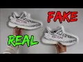REAL VS FAKE ADIDAS YEEZY BOOST 350 V2 ZEBRA COMPARISON 2020 VERSION