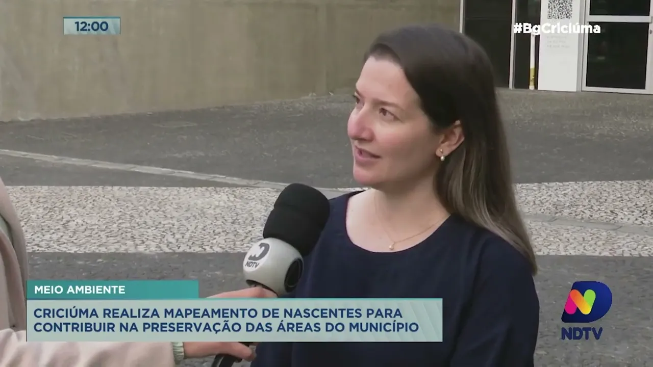 Criciúma realiza mapeamento de nascentes para contribuir na preservação das áreas do município